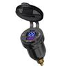 30W QC3.0 USB Type C PD Fast Charger Power Adapter Hella DIN Plug Socket For BMW R1250 1300GS For Ducati For Triumph Motorcycle