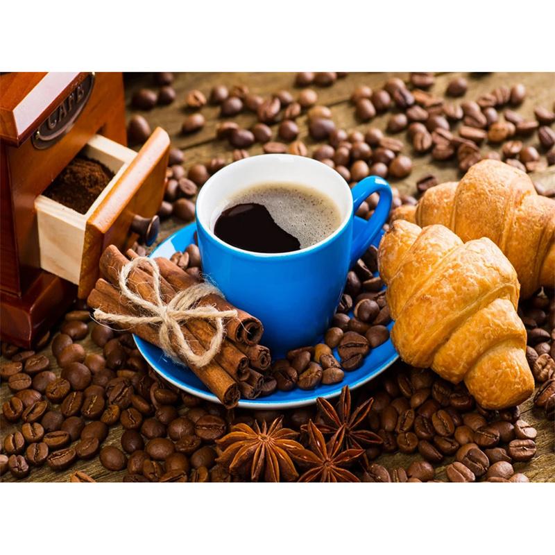 DIY Diamond Painting Dessert Cross Stitch Kit Mosaic Art Diamond Painting Full Circle/Square Diamond Home Decoration