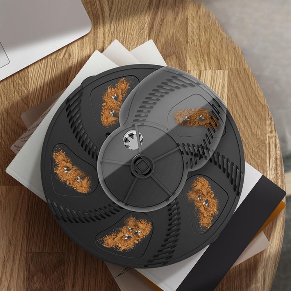 Usb Rechargeable Automatic Flycatcher Quiet Household Insect Pest Catcher Removable Flytrap For Home Kitchen Indoor Pest Control