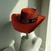 Cappello fedora western cowboy classico con top concavo convesso in camoscio a tesa larga uomo e donna cappello da cowboy moda festa cappello a tesa larga cowgirl