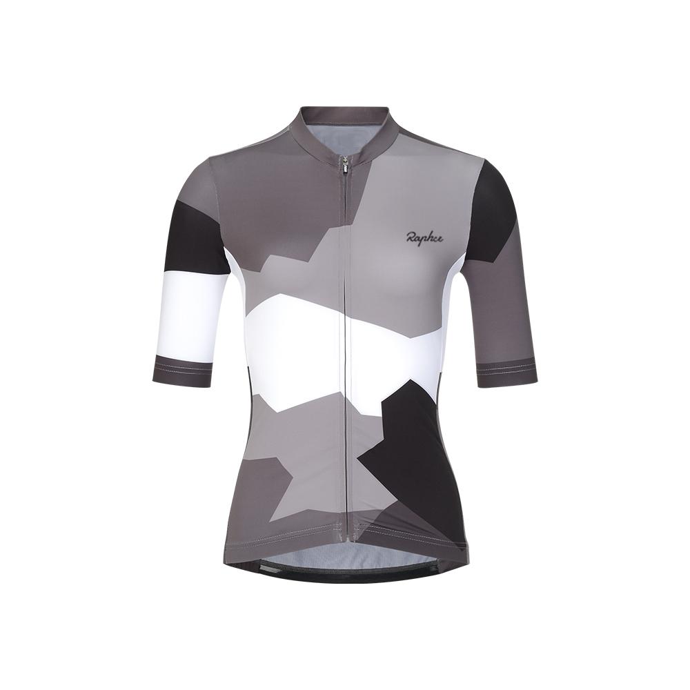 

Летняя женская гоночная веломайка с цветными блоками Ropa Ciclismo, веломайка для горного велосипеда с коротким рукавом, быстросохнущая 3XL фиолетовый