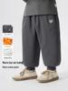 2025 European Boys' Padded Cotton Pants: Warm Woven Trousers for Toddlers & Children - New Autumn/Winter Collection