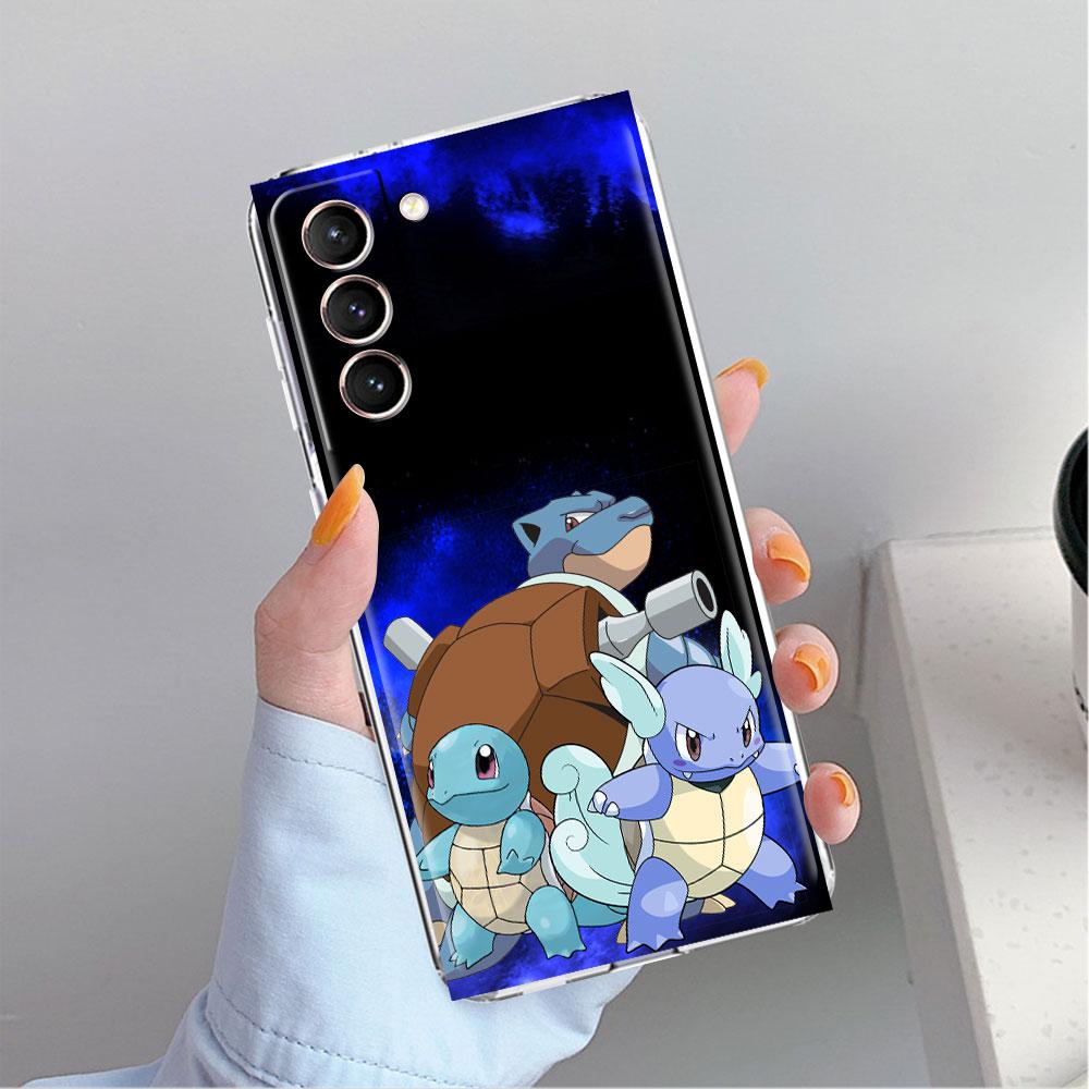 Clear Case For Samsung Galaxy S22 S20 FE S21 S10 S9 Plus Note 20 Ultra 10 Lite Transparent Phone Shell Pokemon Cute Pikachu