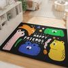 Cartoon Doormat Entryway Non-Slip Dirt Trapper Rug PVC Wire Mesh Floor Mat Home Entrance