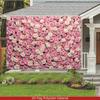 1Pcs Modern Minimalist Pink Rose Decoration Background Backdrop Decorations For Photo Studio Photo Booth Party