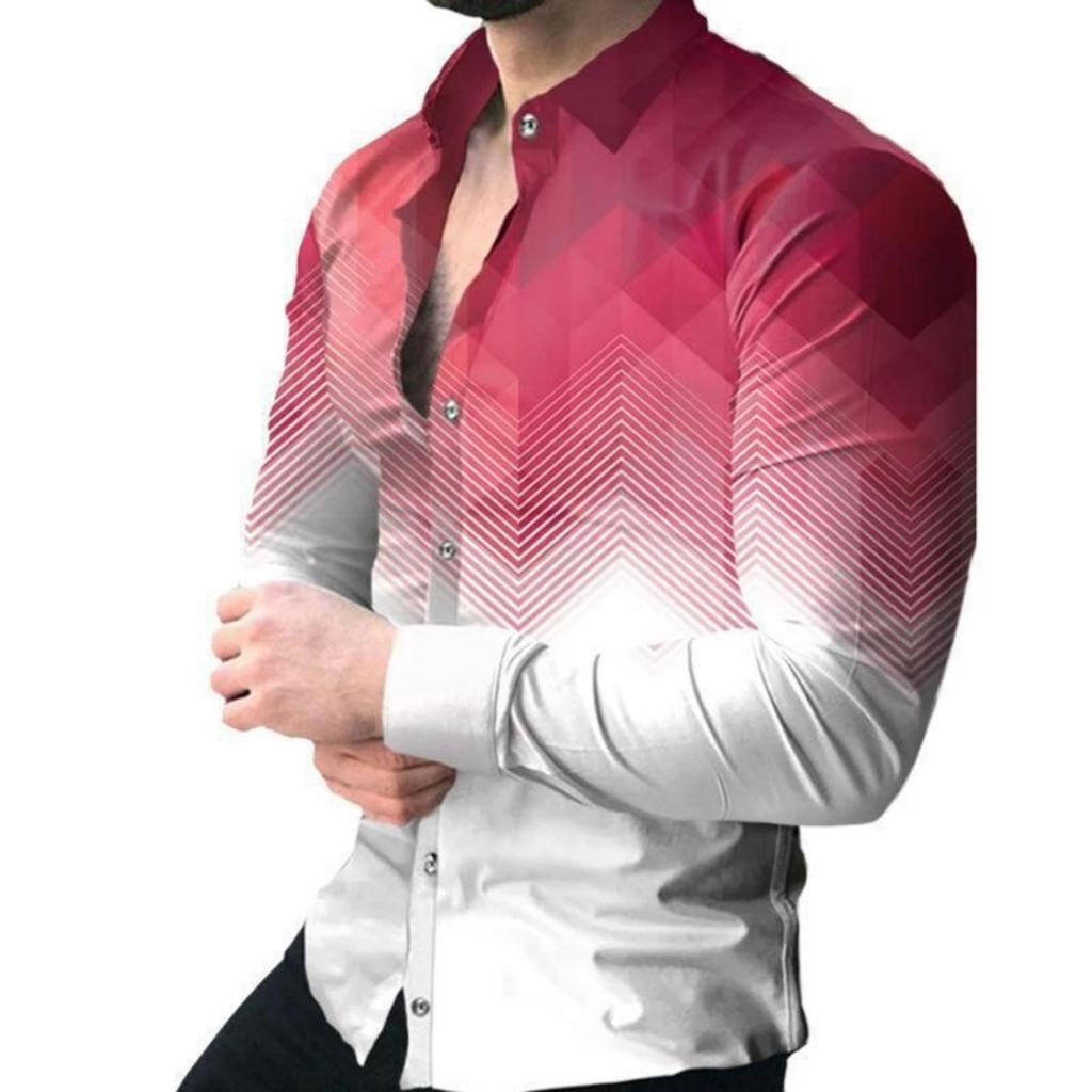 Long Sleeve Shirt with Snowflake Print, Stylish Winter Casual Essential