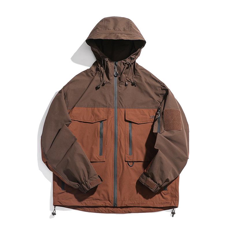 Heren American-Style Trendy Windjack - Lente 2026 Werkkleding, Grote Maten, Voor Lente & Herfst