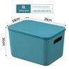 Large Plastic Storage Box for Clothing and Sundries - Ideal for Dorm or Home