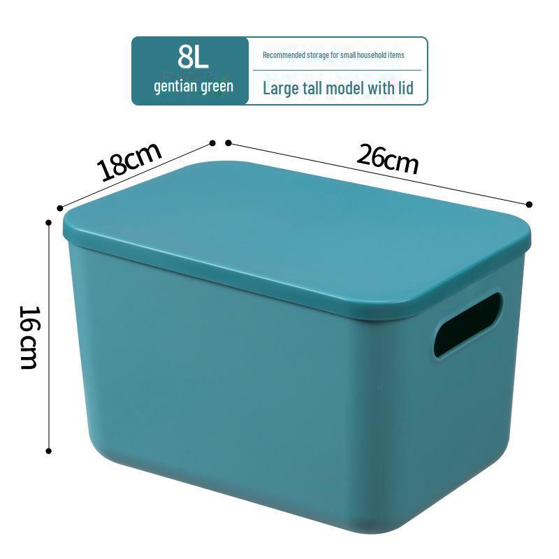 Large Plastic Storage Box for Clothing and Sundries - Ideal for Dorm or Home