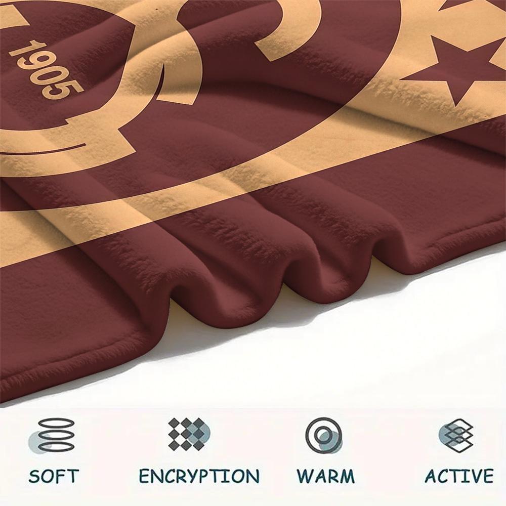 Galatasaray2Flannel Blanket, High quality Comfortable for All Seasons, Home Decor, Warmth and Comfort
