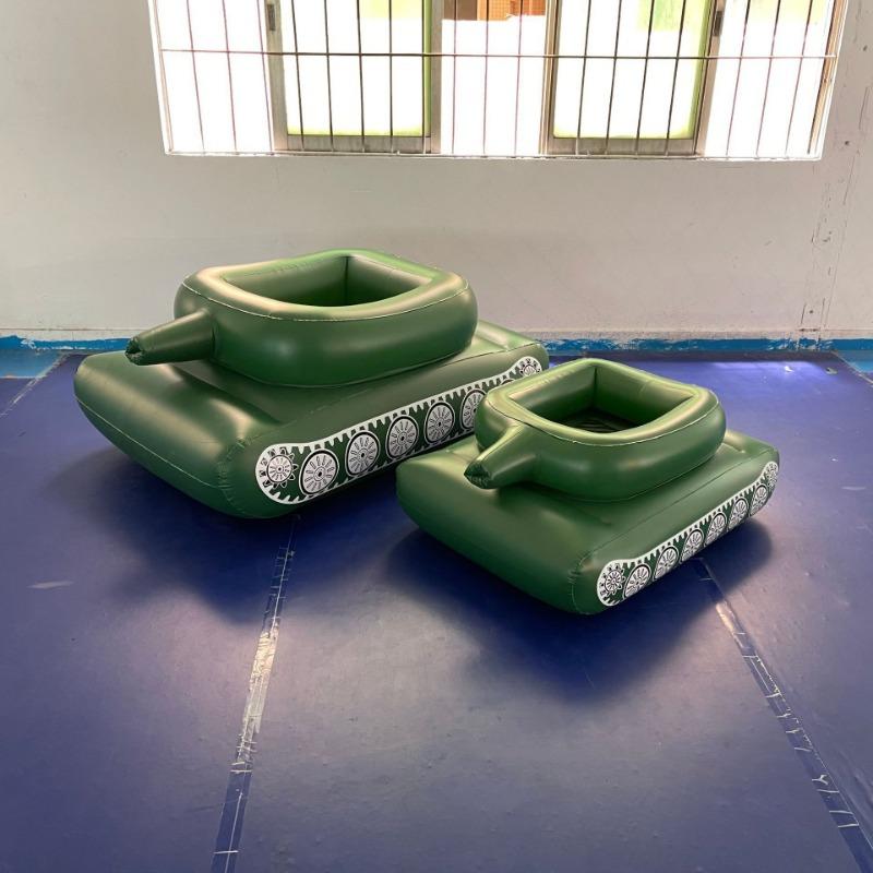 Inflatable Toys Water Spray Tank Water Battle Toy TANK Pool Party Splashing Water Spray Car Swimming Circle Inflatable Toy