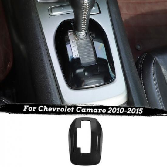 For Chevrolet Camaro 2010-2015 Glossy Black Gear Shift Panel Cover Trim Sticker