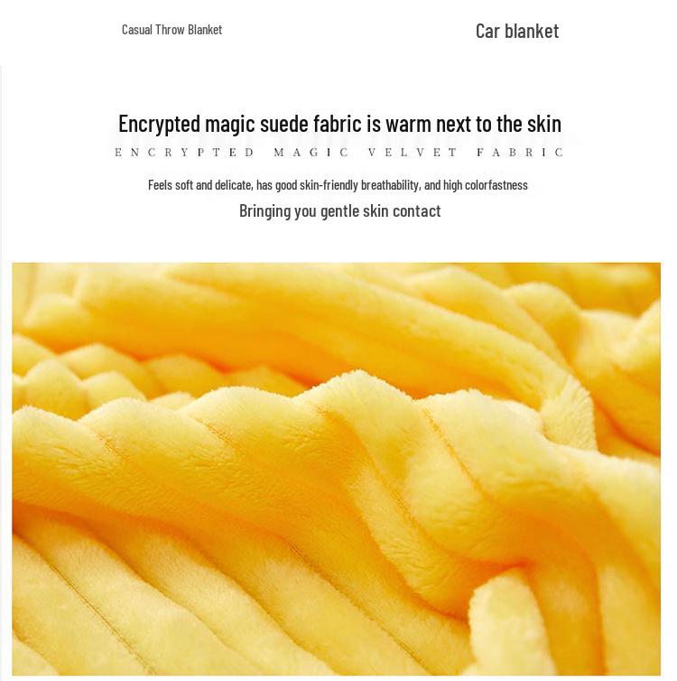 Magic Flannel Coral Fleece Blanket: Thick, Warm, and Versatile Gift