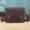 Dujiang Crazy Horse Leather Men's Retro Business Crossbody Bag