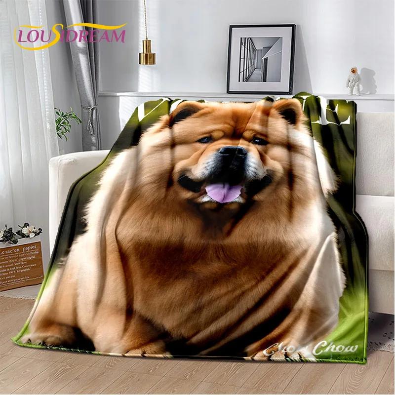 Simpatico cartone animato cane Husky, Samoye, Chihuahua, Koki Pomerania Coperta, morbida coperta per la casa Camera da letto Copridivano Coperta per bambini