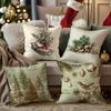 Weihnachtliche Kissenbezüge mit entzückenden DruckenGeeignet für Sofa Auto Schlafzimmer dekorativer Kissenbezug Kissenbezug