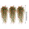 Simulated Flowers Ivy Vines Wall Hanging Wedding Gardening Decoration Artificial Realistic Rattan UV Resistant Flower Decor