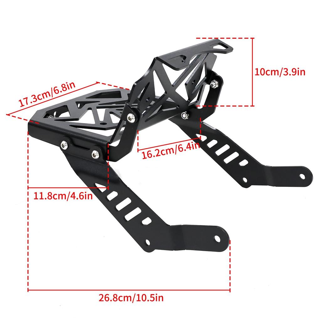 Dax ST125 Front Carrier, Front Basket Luggage Carrying Bracket, Light Luggage Cargo Carry Top Rack, Compatible with Dax 125 (JB04) 2018-2025