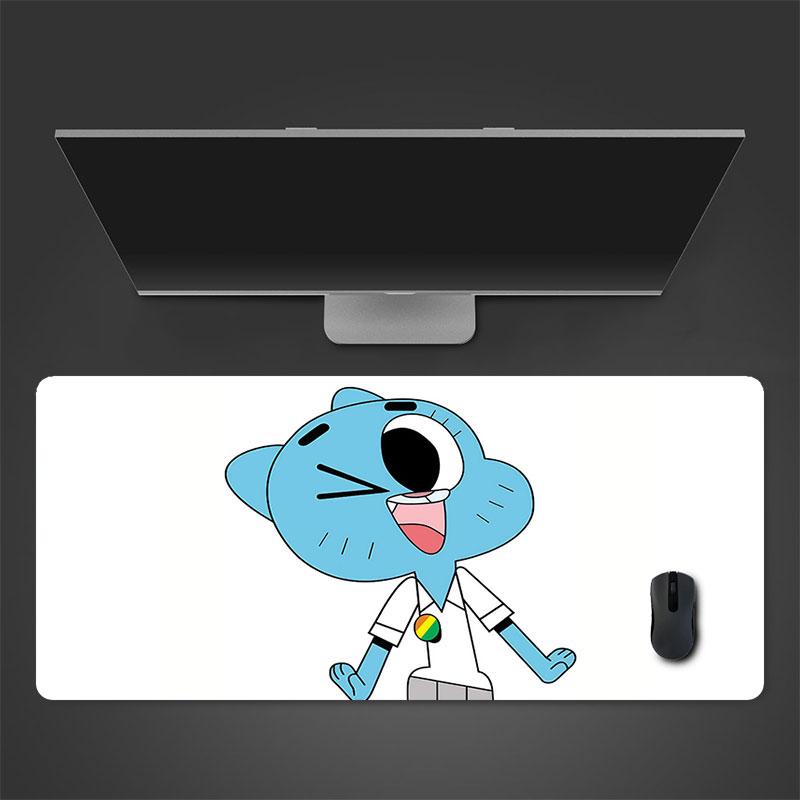Nicole Watterson Mouse Pad, Large Gaming Desk Mat, Non-slip XXL Mousepad for Laptop & Tablet, Mini PC Playmat with Stitched Edges
