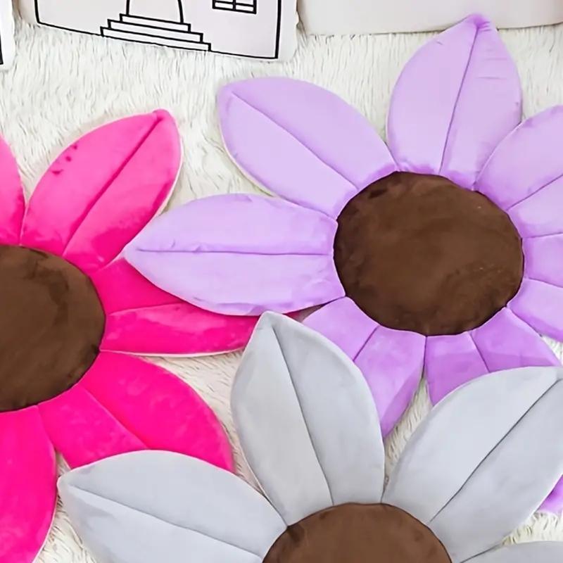 Baby Bath Mat Newborn Flower Bath Mat Foldable Bath Cushion