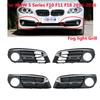 Pereche lumini de ceata bara fata crom grila grila panou pentru BMW F10 F11 F18 525d 528i 535i 2014-2016 51117331737 51117417785