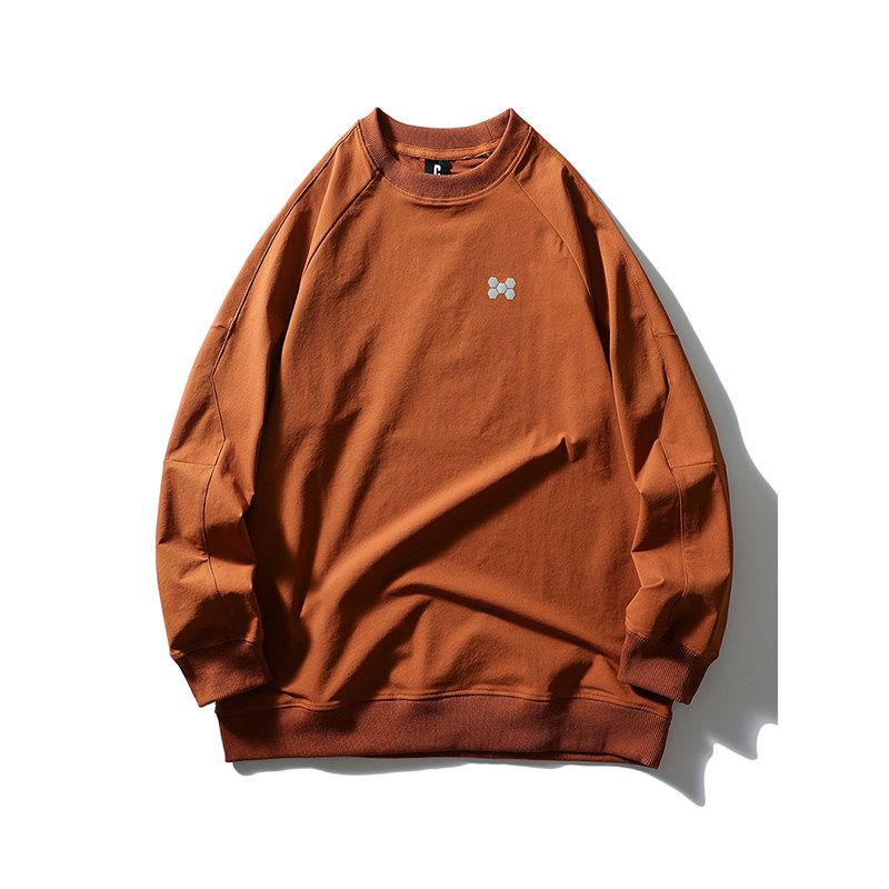 American-Style Outdoor Mountain Pullover Running Sports Quick-Drying Sweatshirt Men's 2024 Spring and Autumn Export Men's Outwear