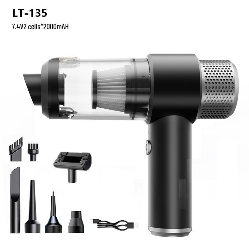 

Беспроводной мощный автомобильный пылесос - двойное применение для влажной и сухой уборки, перезаряжаемый мини-пылесос