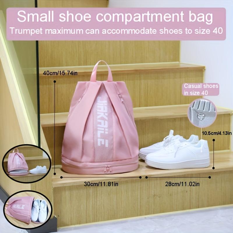 Vielseitiger & Leichter Reiserucksack, Verstellbare Riemen für Fitnessstudio, Fitness, Tanz, Strand - Bietet Platz für Schuhe