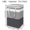 Waterproof Foldable Hamper Portable Hamper Suitable For Bedrooms Laundry Rooms Dormitories