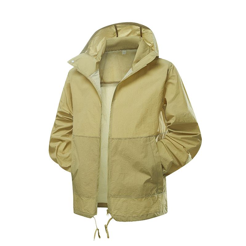 Sunscreen Tops Men's Outdoor Antibacterial Light and Breathable Sunscreen Clothes Women's UV-proof Overalls Customized