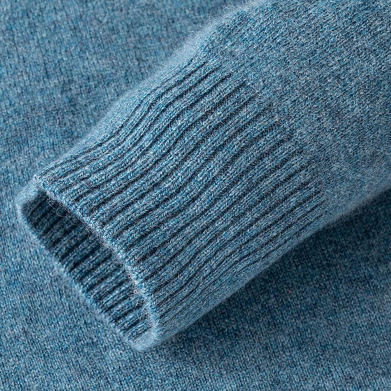 FAPAI Men's Reversible Turtleneck Cashmere Sweater