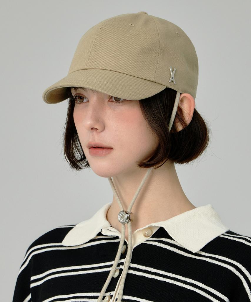 Bajal Va Studded Safari Ball Cap Beige