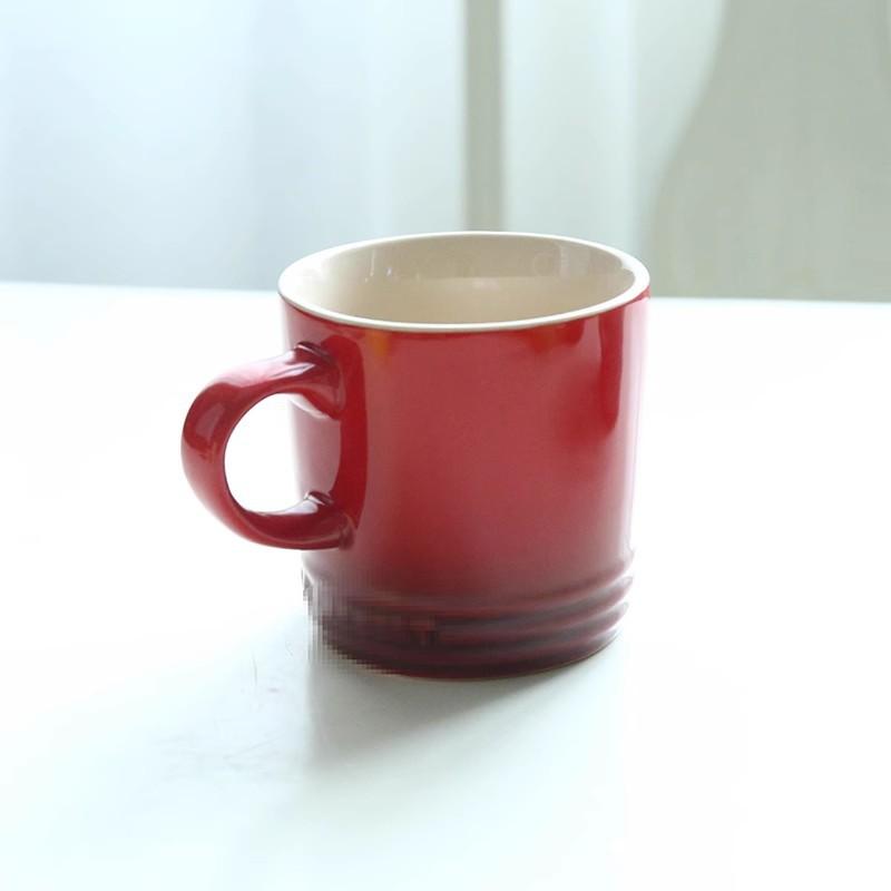 350 Mlnew Creative Macaron Mug Nordic Style Color Gradient Mug Gradient Color Cool Color Rainbow Cup Ceramic Cups With Hand Gift
