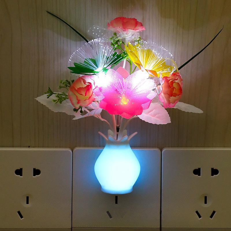 

Интеллектуальный ночник автоматически подсвечивает вазу, оптоволоконный сердечник ночника, интеллектуальное управление светом, светодиодный, энергосберегающий, красивый свет