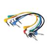 6PCS Guitar Effects Connection Cable Different Colors High Fidelity Noise Reduction Effect Pedal