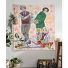 Anime Cartoon Hetalia Axis Powers Colorful Tapestry Wall Hanging Bohemian Wall Tapestries Mandala Wall Hanging Sheets