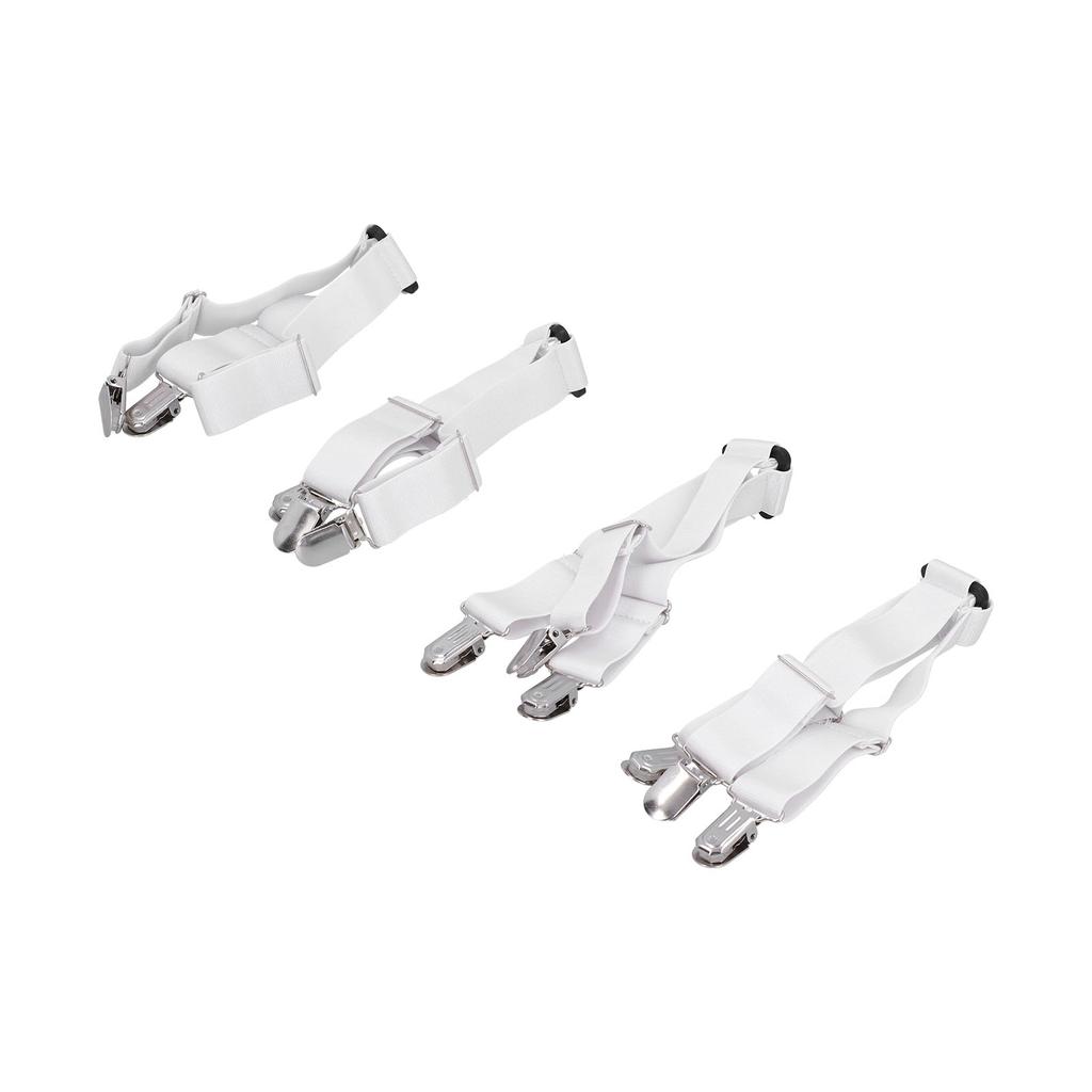 4 STÜCKE Bettlakenhalter Gurte Befestigungselement Elastischer Matratzenbezug Deckenhalter Greifer Heim Bettwäsche