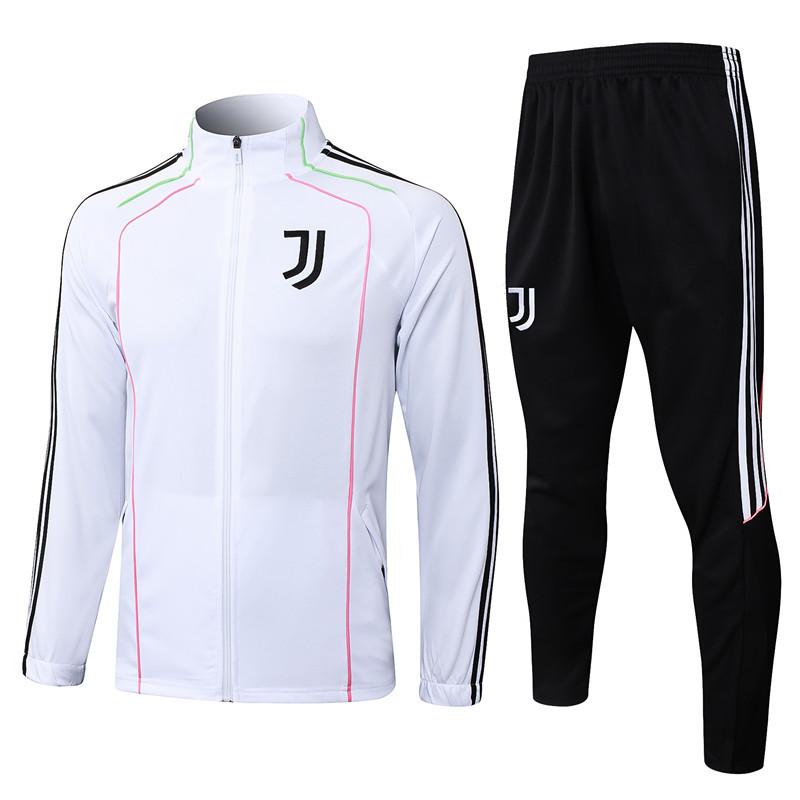 Juventus Semi-Zipper Long-Sleeved Short-Sleeved Training Clothes Sports T-Shirt Pre-Game Warm-Up Vest Football Jersey