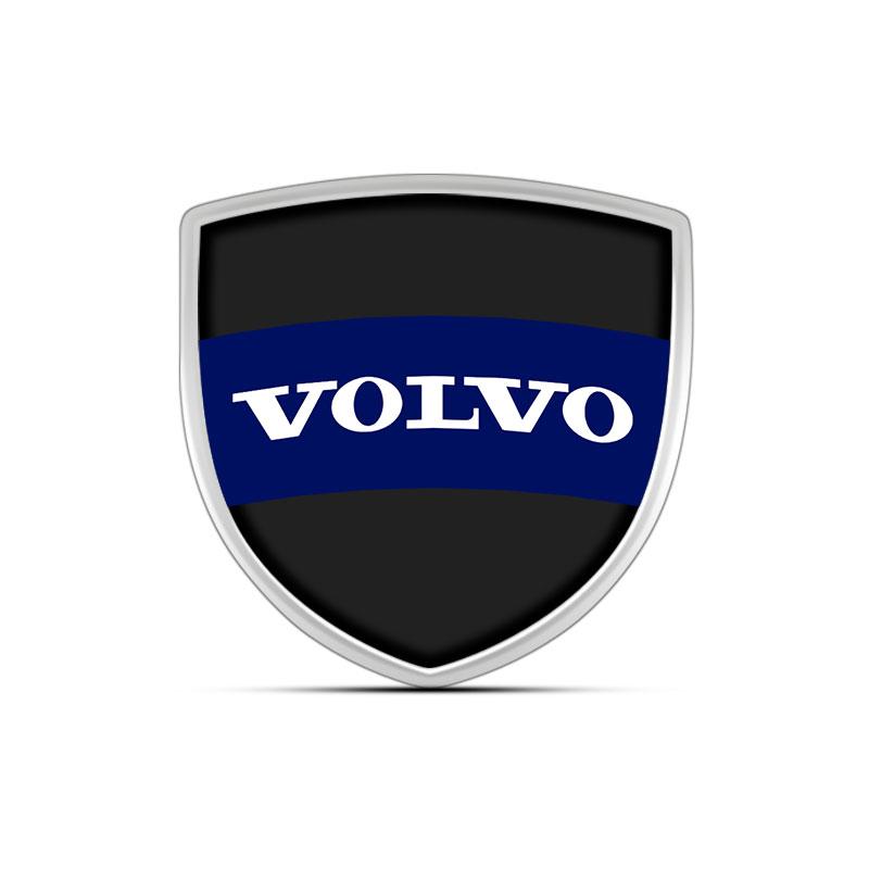 Car Metal Sticker Custom Shield Car Rear Trunk Shield Emblem Badge Sticker For Volvo XC60 XC90 S60 S80 S40 V40 V60 V70 V50 XC70