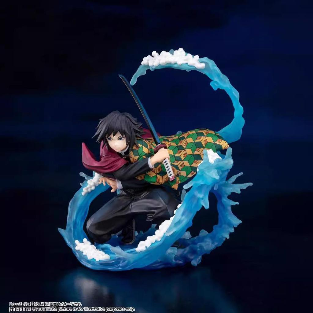 Anime Peripheral Ghost Slayer Blade ZERO Tomioka Yoshiyoshi Water Breathing Model 17cm