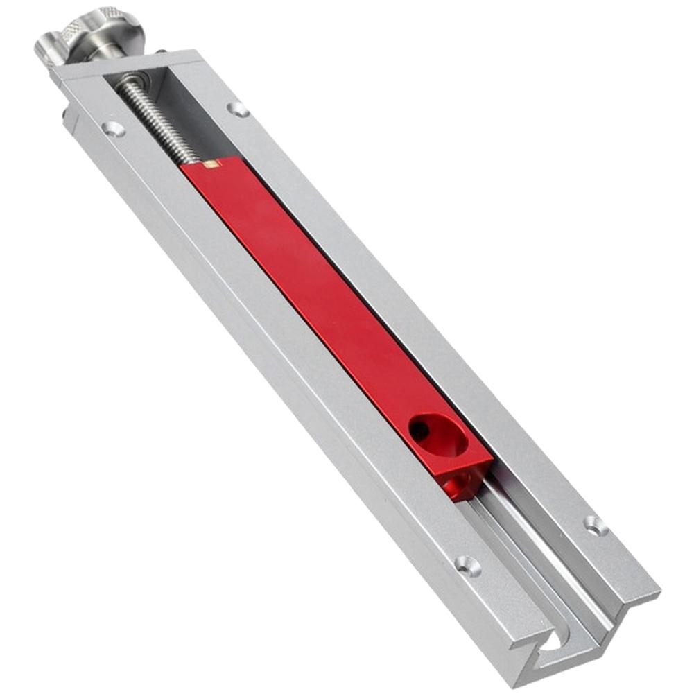Workbench Tail Vise Clamp with for Quick Release CNC Aluminum Alloy Anodized Body 28.8cm X 6.5cm X 2.9cm Dimensions