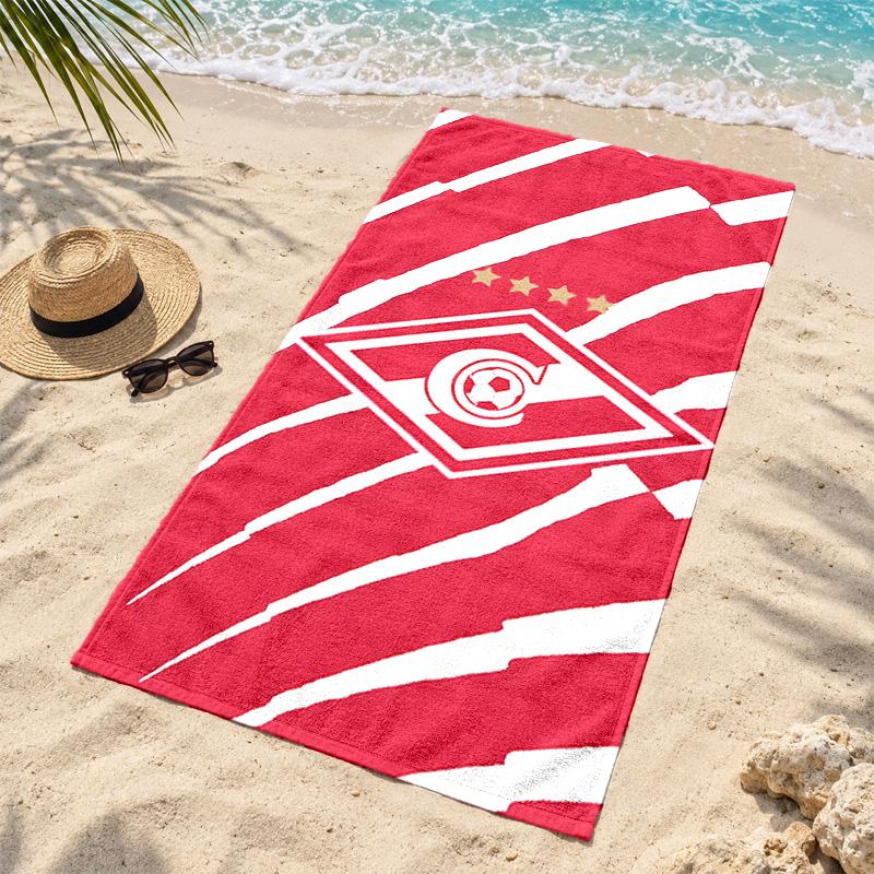 FC Spartak Moscow Microfiber Beach Towel Quick Dry Sand Free Lightweight Beach Towels for Travel Swimming Camping