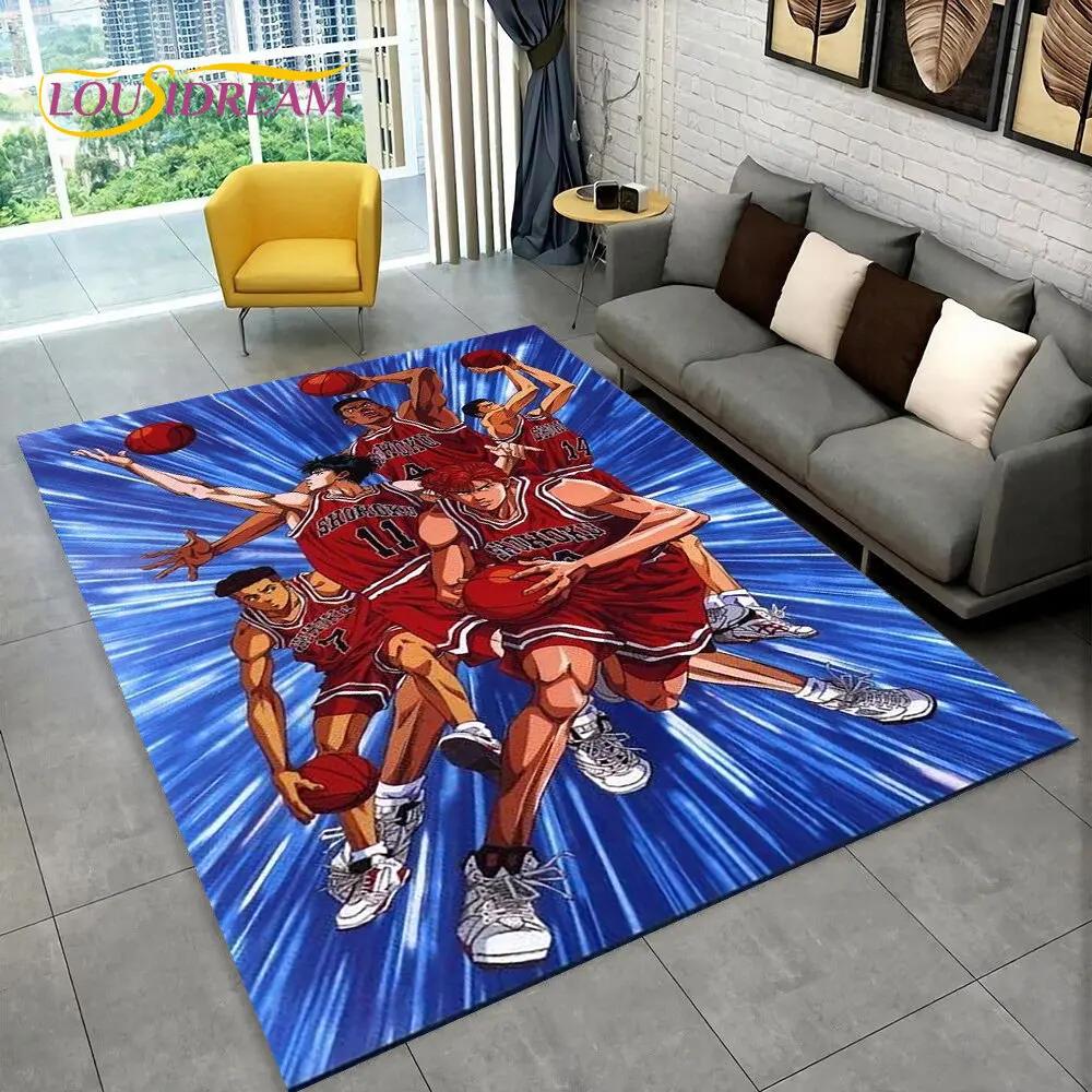 Slam Dunk Japan Anime Cartoon  Area Rug,Carpet Rug for Living Room Bedroom Sofa Doormat Decoration, Kids Play Non-slip Floor Mat