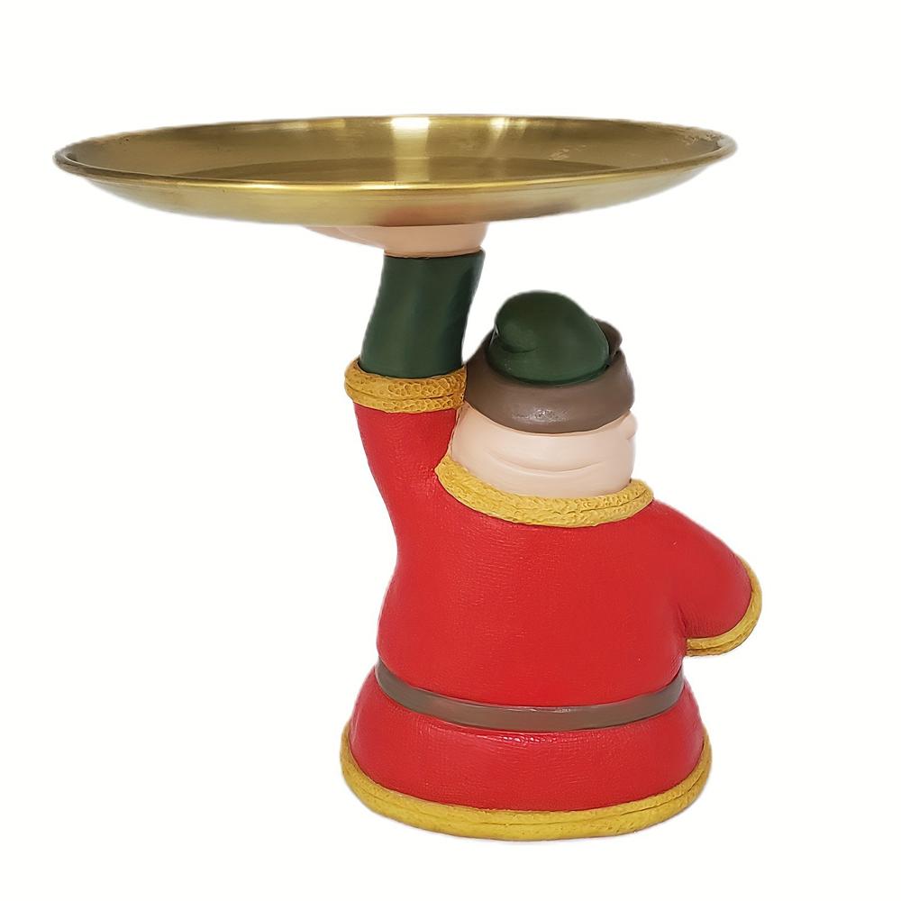 Eid-Fest-Figur aus Kunstharz, Tablett aus Kunstharz, tragbarer Aufbewahrungsbehälter für Ramadan- und Eid-Feste, traditionelle Dekoration für Zuhause