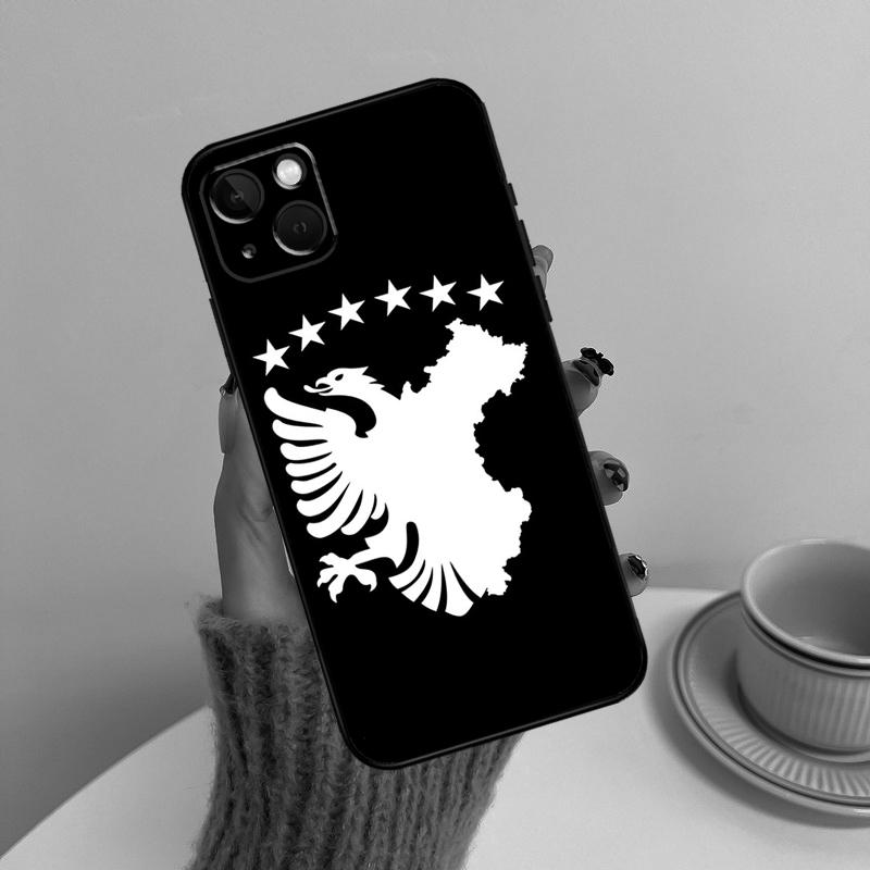 Albania Flag Phone Case For iPhone 16 Pro Max 14 13 12 11 15 17 Pro Max Mini Plus 16e 17 Air Cover Funda