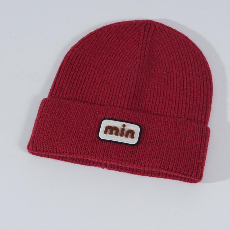 Hat for Women In Winter Warm Knitted Hat Korean Style Trendy Versatile Student Windproof Wool Hat Men