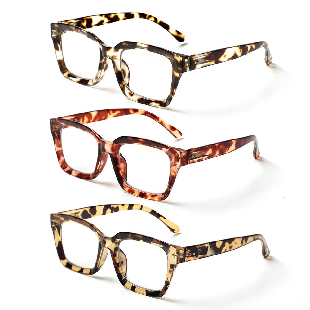 Turezing Reading Glasses for Men Women Fashion HD Lens Spring Hinge Presbyopic Eyeglasses Lightweight Comfortable