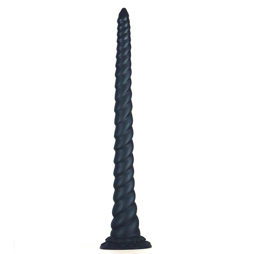 New Ultra Long and Thick Shaped Tentacle Octopus Abyssal Dildo with Anal Plug in The Anus and Long Anal Whip