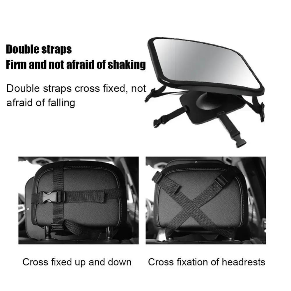Dětské auto zrcátko nastavitelné široké zrcátko pro výhled na zadní sedadlo auta dětská sedačka auto bezpečnostní zrcátko příslušenství pro monitorování bezpečnosti kojenců