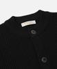 Frizmworks Heavy Wool Round Cardigan _ Black